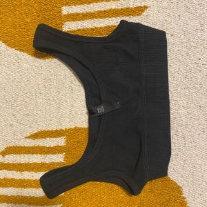 Skims waffle henley bra